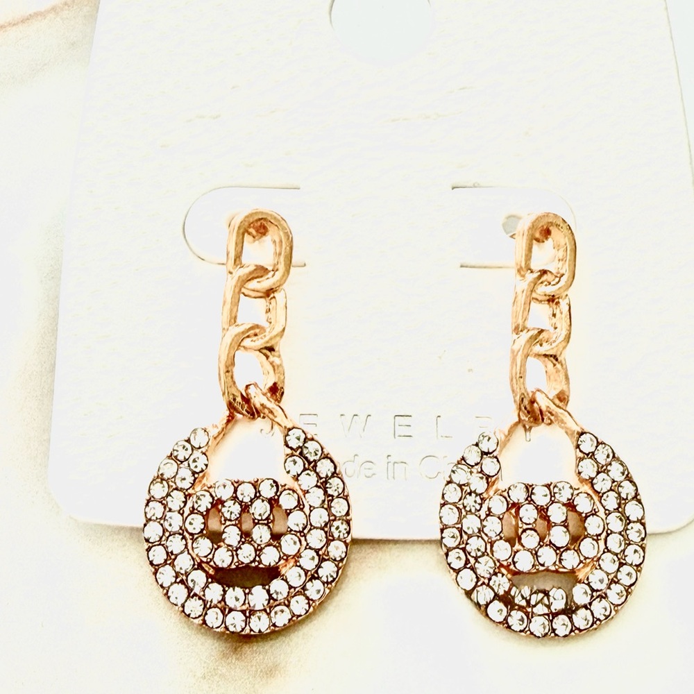 Gold and Silver Chain Earrings